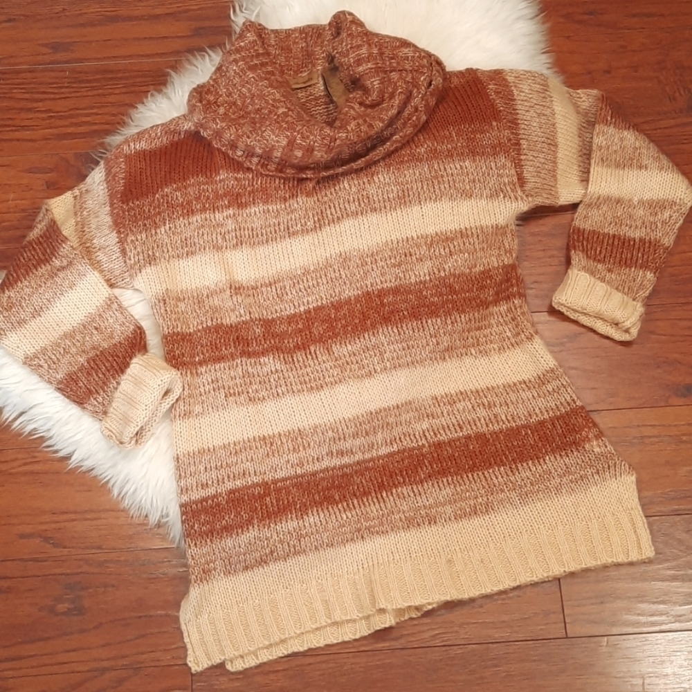 Wrangler Chunky Knit Cowl Neck Sweater
